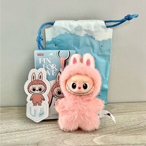 Pop Mart The Monsters Pin for Love Vinyl Plush Pendant (N-Z) - Letter U